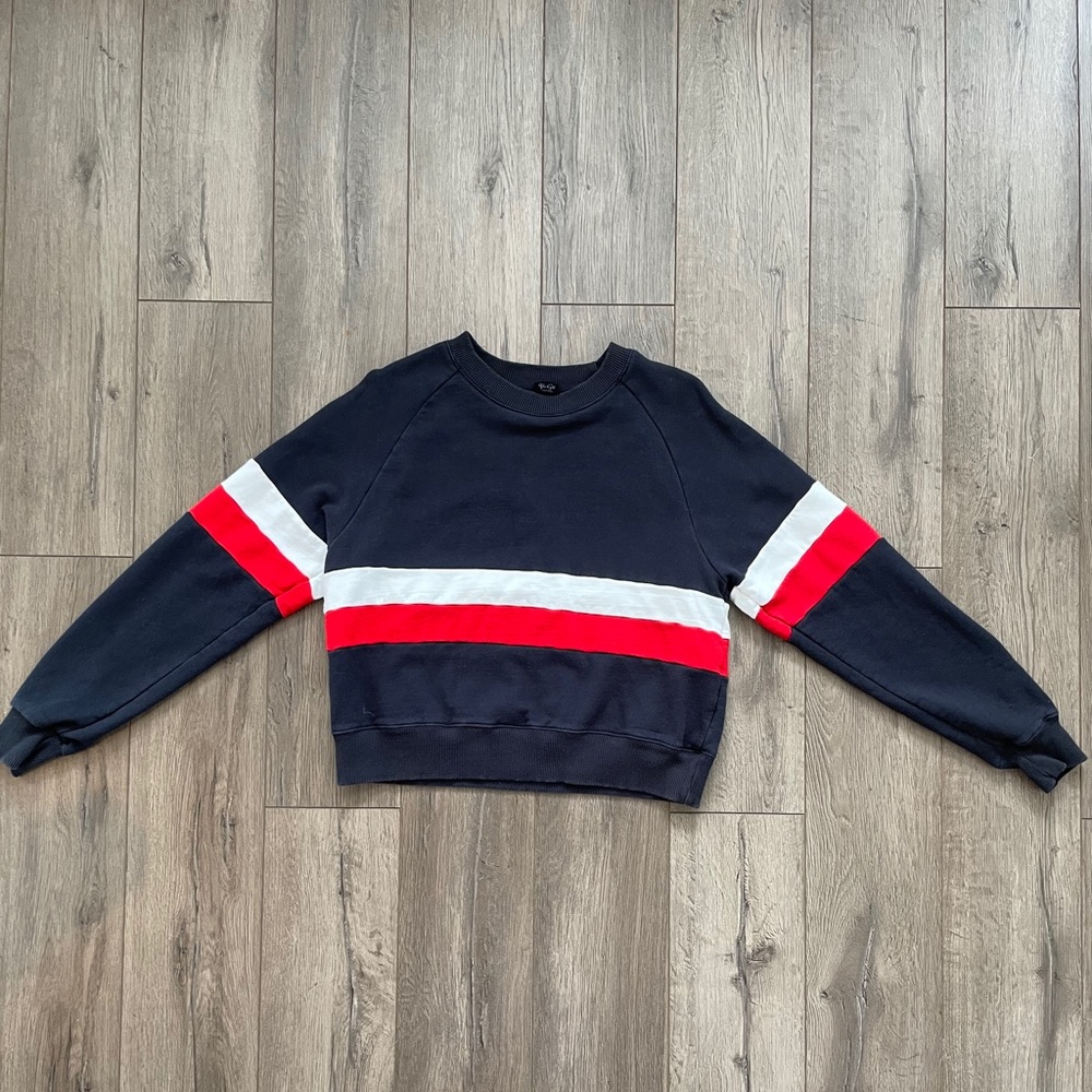 Brandy Melville Crewneck Red White Blue